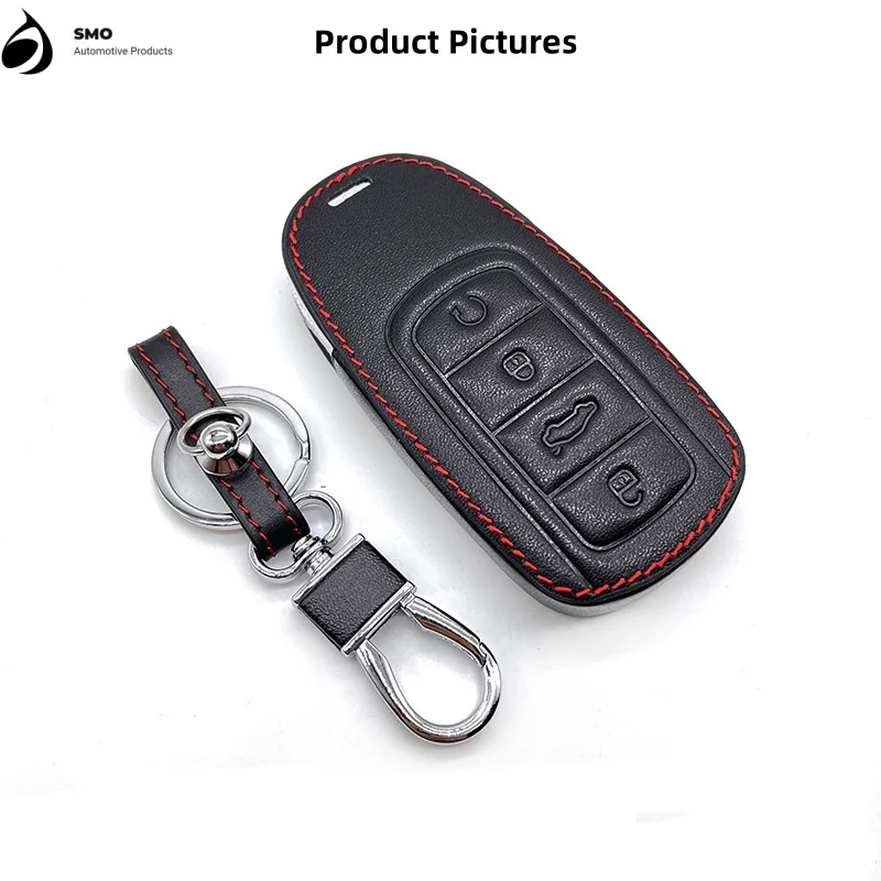 

New Chery Tiggo8plus Key Case OMODA ARRIZO5plus3xTiggo7 Small Ant Eq1 Women's Car Bag Ring, Genuine Leather Key Case