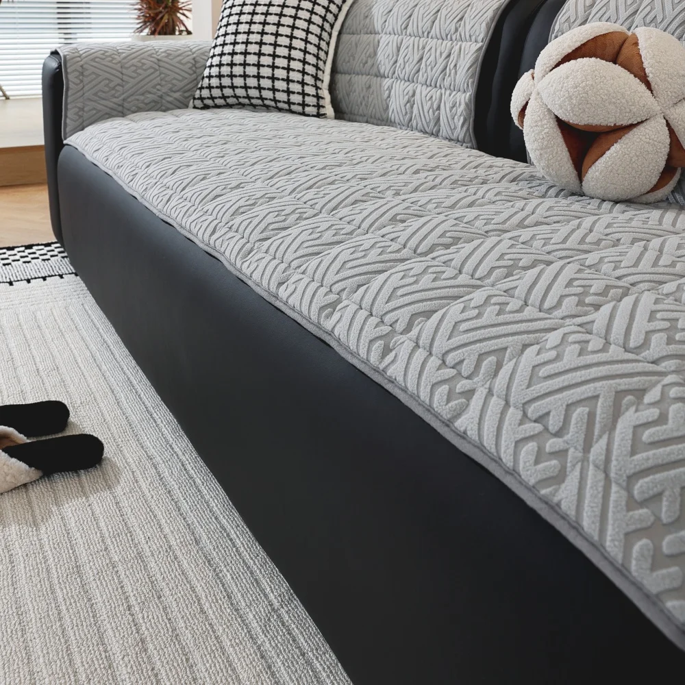 1PC Anti-Slip Sofa Pad Soft Comfortable Dust-Proof Washable Pet-Friendly All-Season Sofa Cover Protector - view 4