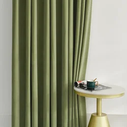 PP1166Floor-to-ceiling living room bedroom bay window blackout velvet curtains