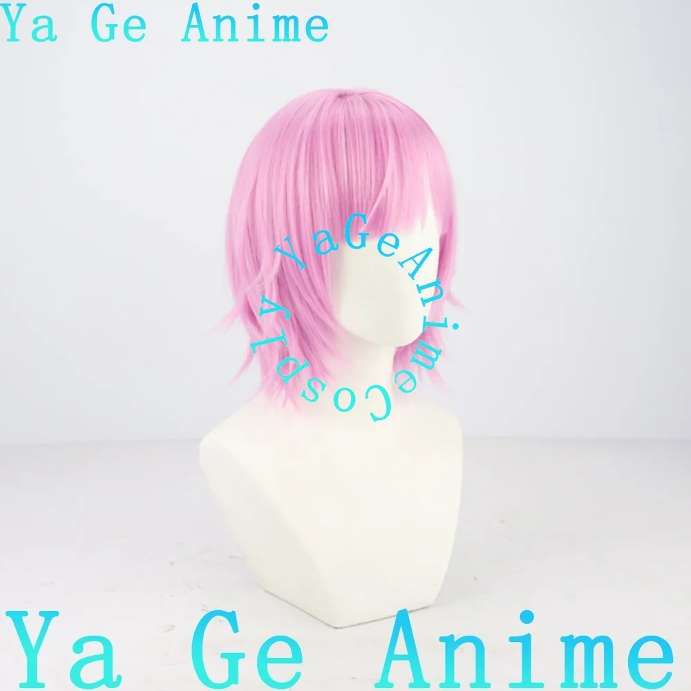 Virtual vtuber geração 2: yuunagi lírio cosplay peruca anime jogos halloween carnaval festa cabelo sintético resistente ao calor