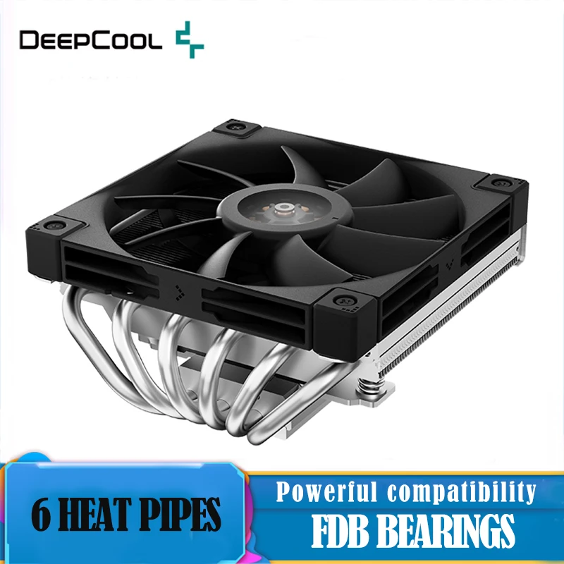 

DEEPCOOL AN600 6 Heatpipes CPU Air Cooler Radiator Mute Computer For Intel LGA1700 1200 115X AMD AM4 Desktop Cooling Fan