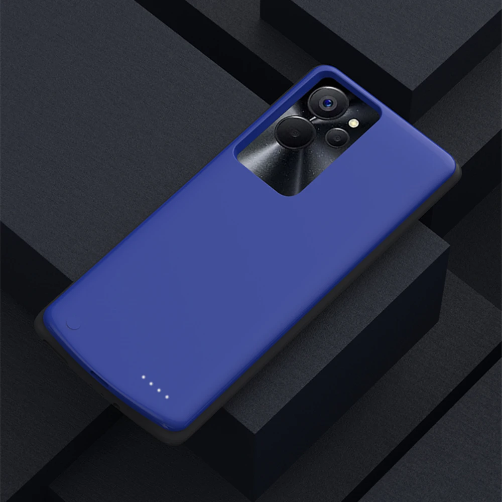 10000mAh Powerbank Cover For OPPO Realme 10 Pro External Battery Cases Portable Power Bank Cover For Realme 10 Charging Case