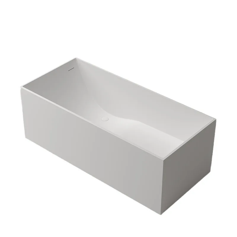Artificial stone independent integrated molding household adult double couple bathtub hotel light luxury