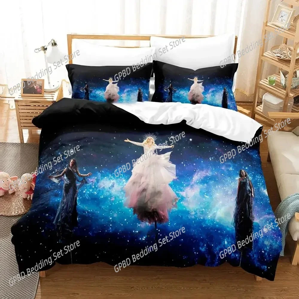 

3D Print Eurovision Song Contest Comfortable Duvet Quilt Cover Pillowcase Bedding Set Children Bedroom Decoration Home Textile