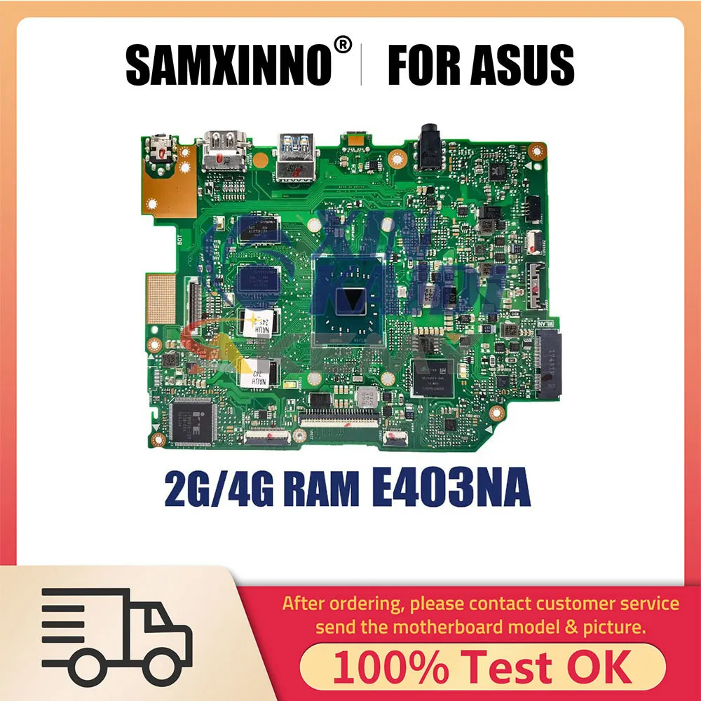 

Notebook Motherboard For ASUS E403 E403NA E403NAS E403N Notebook Mainboard CPU N3350 N4200 2G 4G RAM 32G 64G SSD 100% Work