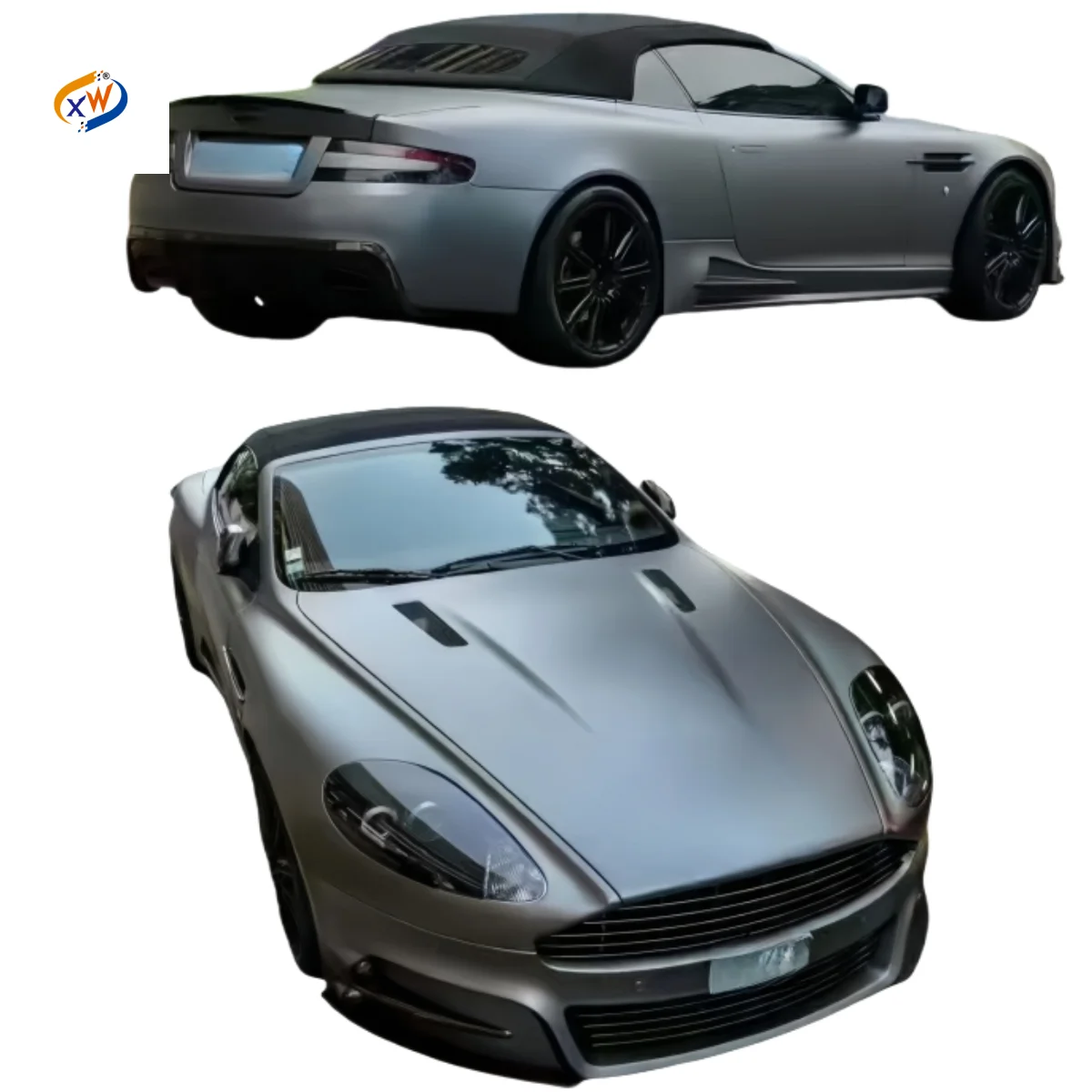 

For Carbon Fiber Body Kit New Plastic Front Bumper Duckline 2013-2016 Aston Martin DB9 COUPE Car Parts Upgrade Payment TT