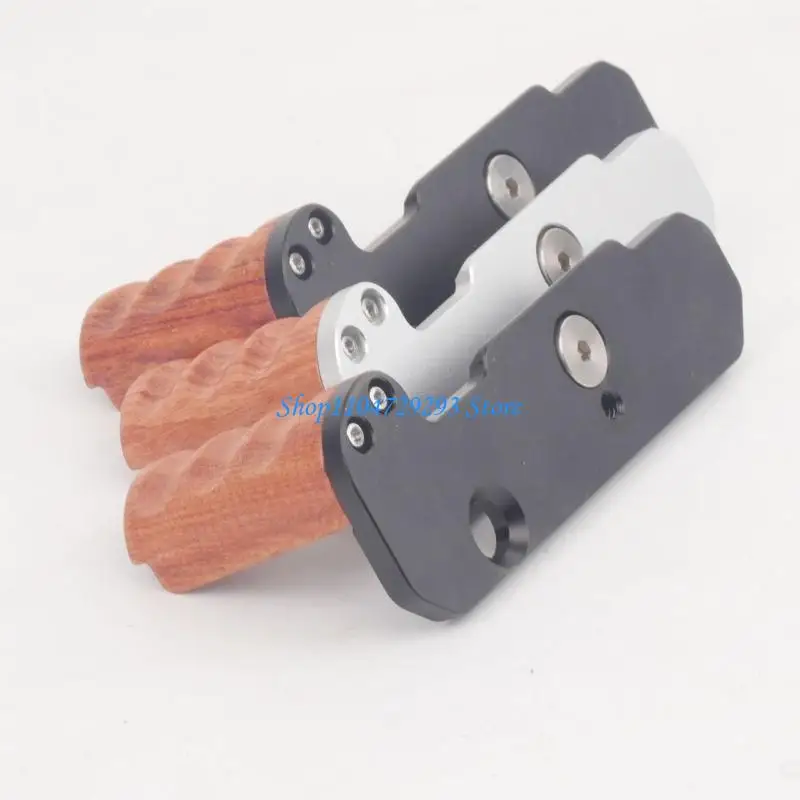 

Y2GD Ergonomic Wooden Camera Handle Hand Grip for FM2 with Precised Aluminum Base and Tripod Mount Feature