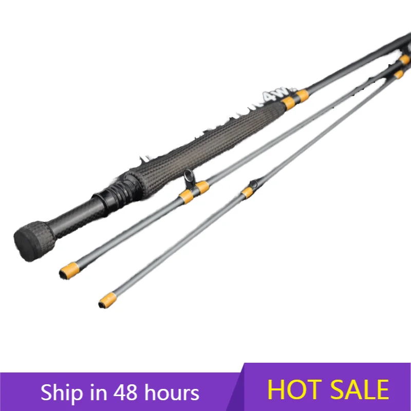 

YTYIN Universal Lightweight Comfortable Durable Corrosion-Resistant Carbon Fiber Fishing Rod for All Techniques Including Fly Fi