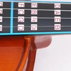 Quality for durable Practical Violin Intonation Stickers No Damage Wear-resistance Fingerboard Marker Learning Aids