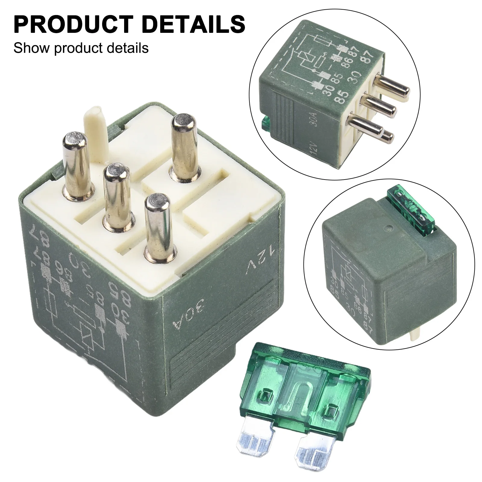 Over Load Protection Relay Automotive Quick To Install Replacement Wear Resistant Easy To Use For W124 W126 W107