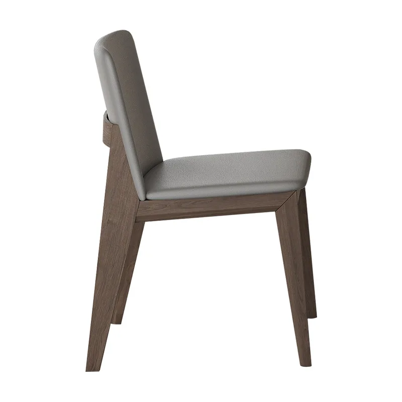 

Solid wood, dining chair, Nordic, backrest, home, leisure, modern, simple electric