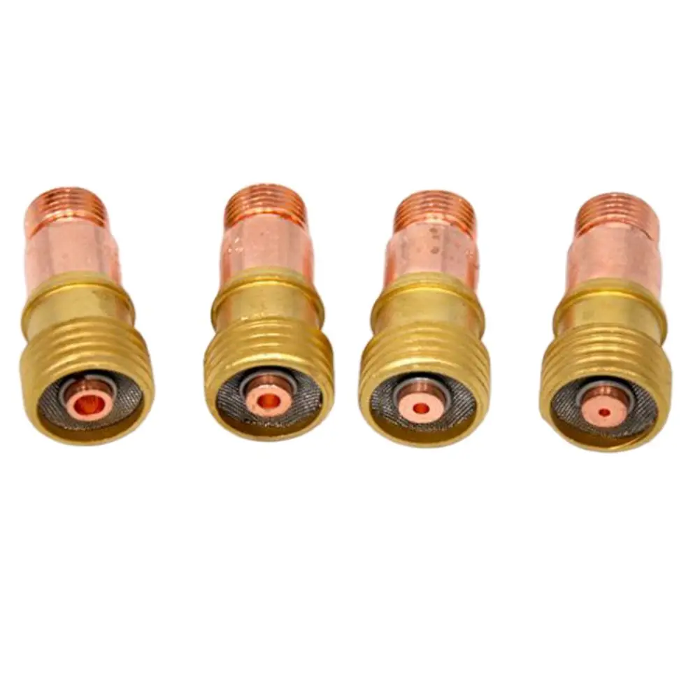 

Brass Collet Body Stub Gas Lens For PTA DB SR WP 17 18 26 Connector 17CB20G Collets Body Gas Lens 1.0mm 1.6mm 2.4mm 3.2mm