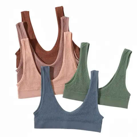 여성 원활한 브래지어 Deep-U 모양은 브래지어를 밀어 작은 컵 Bralette Nowire 속옷 여성 편안한 섹시한 란제리 탑 Intimates Best5