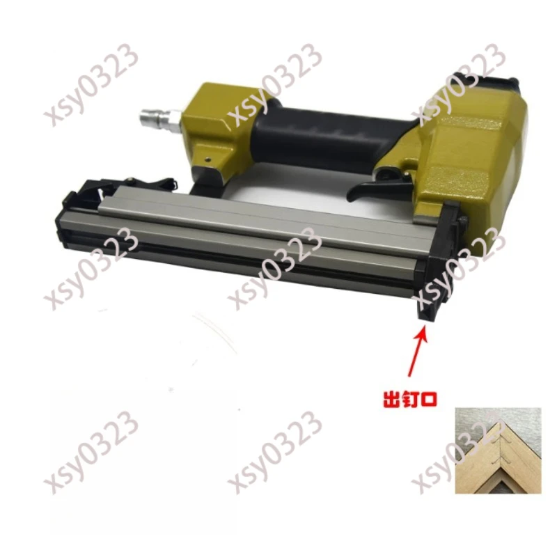V1015 Pneumatic V-Nail Gun 45 Degree Frame Miter Nailer for Photo Frame Molding
