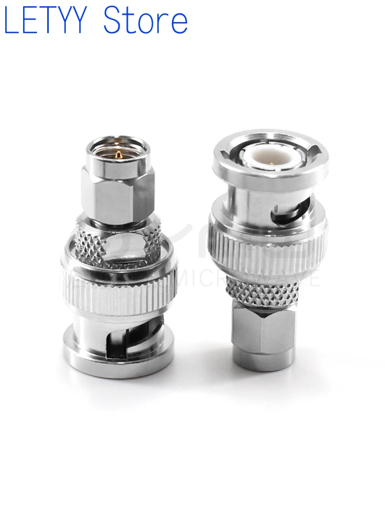

BNC-SMA-JJ РЧ-адаптер Коаксиальный адаптер BNC Male/SMA Male 0-4G Q9