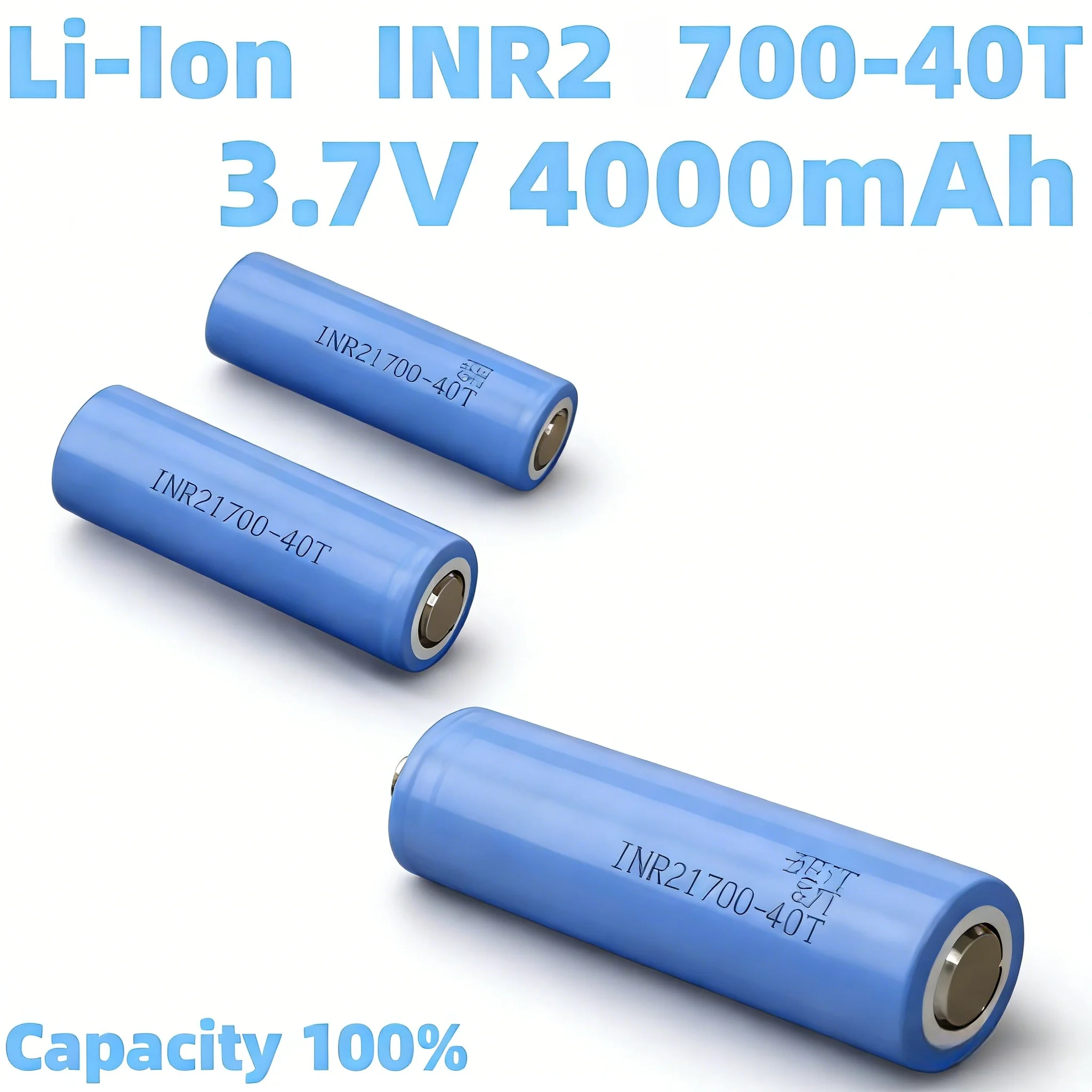 

100% NEW 21700 40T 3.7V high discharge/capacity Li-ion rechargeable battery PK 30T high discharge power li-ion
