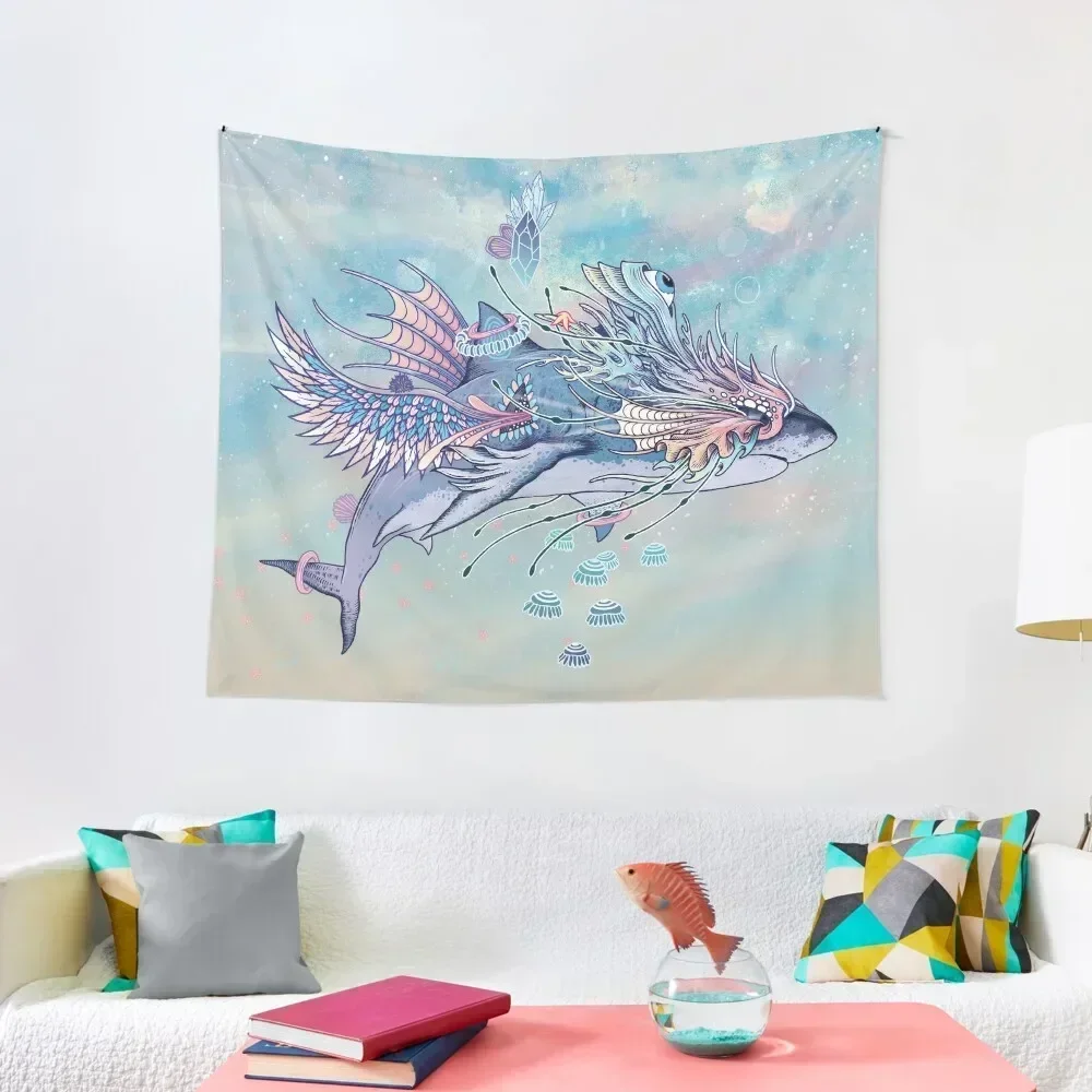 

Journeying Spirit (Shark) Tapestry Room Decorations Aesthetics Decorative Wall Wall Decor Wall Decorations Tapestry