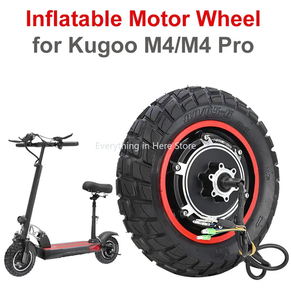 

10 Inch Hub Motor 800W/500W for KUGOO M4/M4 Pro Electric Scooter Rear-Wheel Drive Hub Motor Replacement Accessories