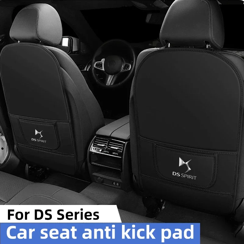 For DS SPIRIT DS3 DS4 DS5 DS6 DS7 Car Seat Anti Kick Pad Front Seat Back Child Anti Kick Pad Seat Protection Pad