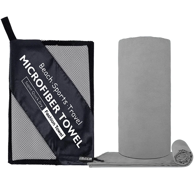 1-Stück Mikrofaser-Reisehandtuch, Schnelltrocknendes Handtuch Super Saugfähig Kompakt Leichtgewichtig für Strand, Fitness, Pool, Bad, Yoga – Detail 16