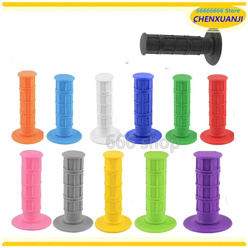 Do Kawasaki ZX6R ZX7R ZX10R ZX14R ZX12R KX 65 85 125 250 KLX 125 250 7/8'' 22mm Uniwersalne chwyty motocyklowe Gumowy uchwyt