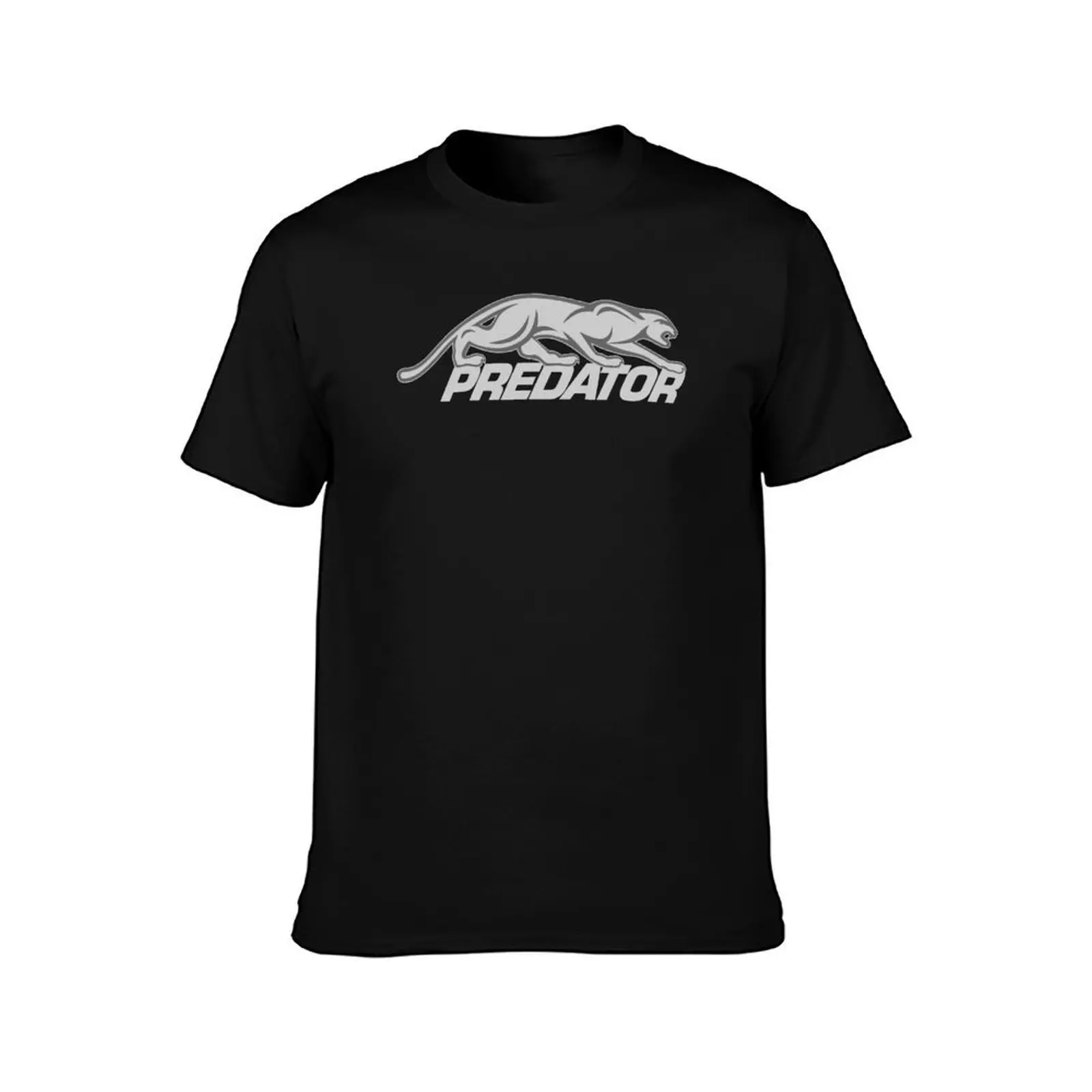 PREDATOR CUES GRAY LOGO T-Shirt Outdoor Sports Lightweight Tee