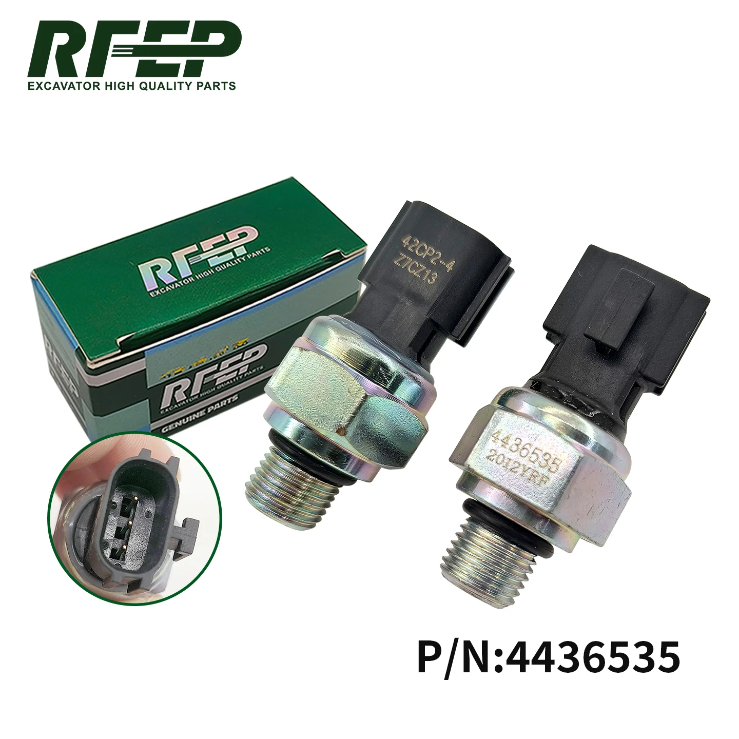 Boom Lift Pressure Sensor 4436271 4436535 4436536 for Hitachi EX200-2 EX200-3 EX200-5 ZAX200 ZAX230 Excavator Hydraulic Sensor