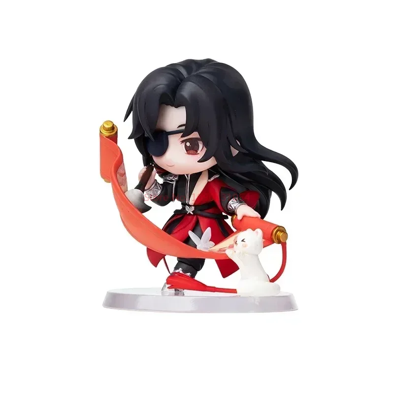 Figurine d'anime en PVC véritable Tian Guan Ci Fu Xie Lian / Hua Cheng, personnages mignons, modèle beurre, ornements de bureau, cadeaux jouets, 7.5cm