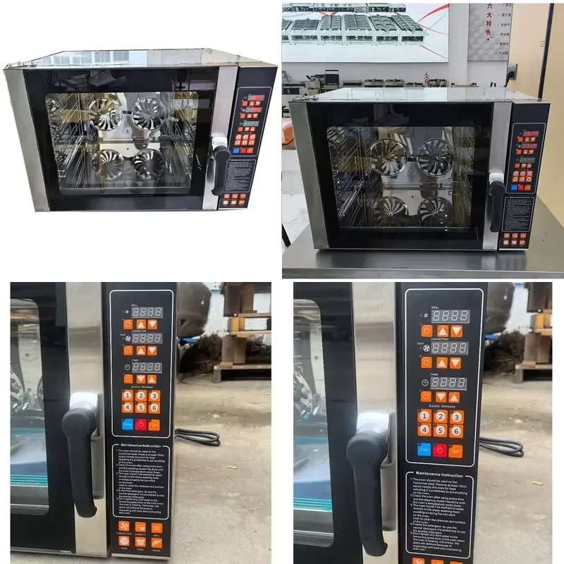 SFW Certificate High Quality Commercial Electric Hot Air Convection Bakery Oven 4 Trays Pizza Bread Pastries Oven