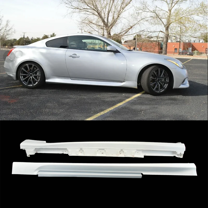 NEW For Infiniti G37 Coupe IPL Type side skirt glass  fiber accessories improve car appearance