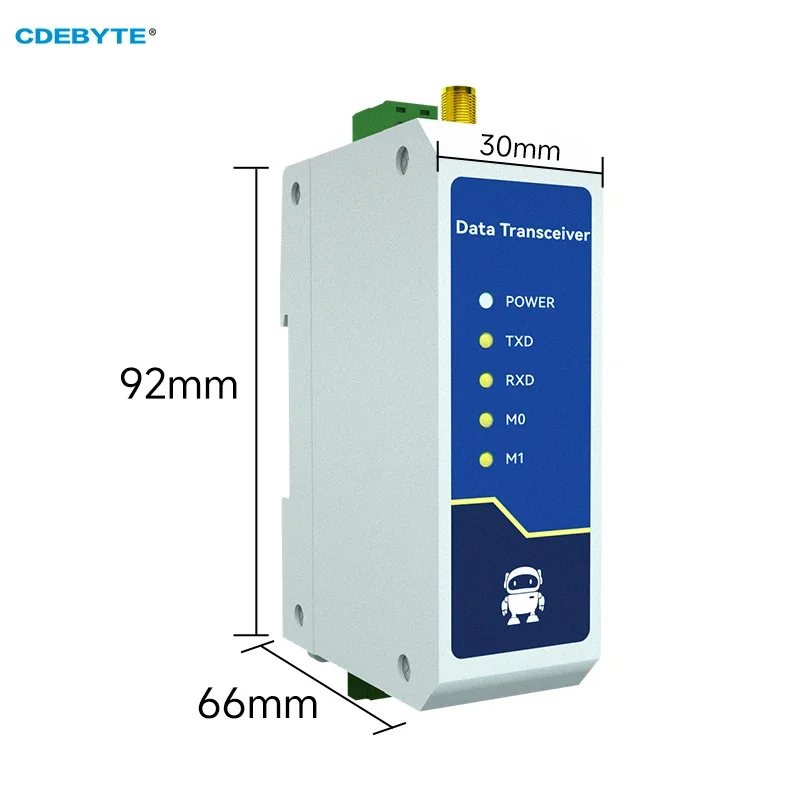 LoRa 433MHz RS485 Wireless Data Transeiver 30dBm 3KM CDEBYTE E95-DTU(433C30-485) Modbus High-speed Continuous Transmission