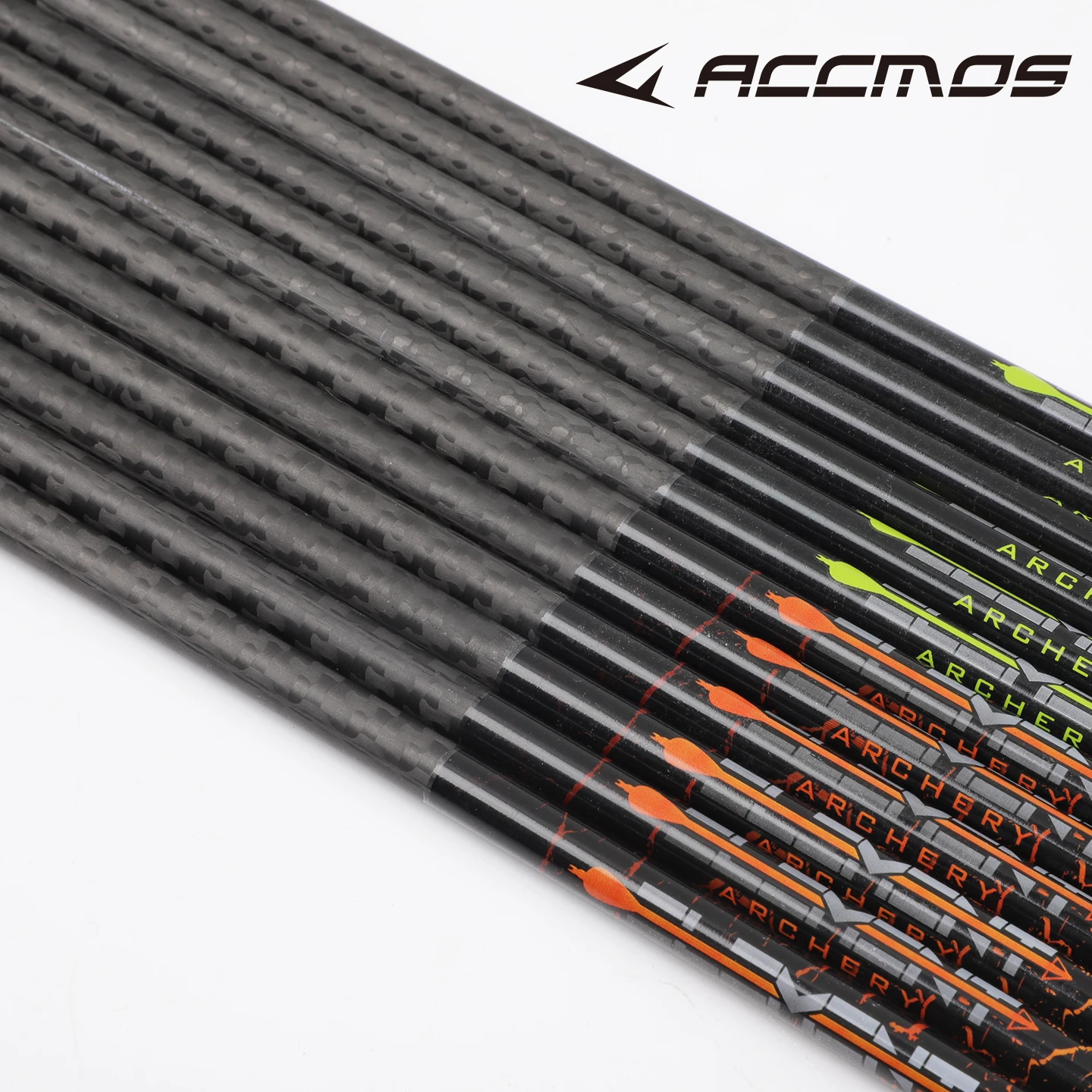 

12pcs ID5.2MM ID6.2MM 3K Carbon Arrow Shaft Green/Red Logo Archery DIY Arrow Tube Shaft