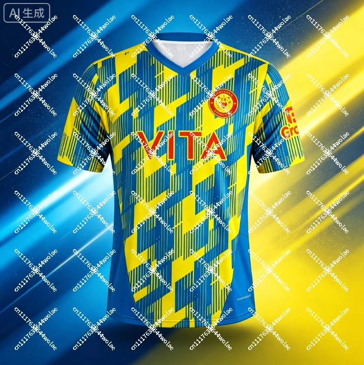 2026 England Football Jersey Adults Kids The Hatters-Style Soccer Shirt Sport Uniform Daily Stockport City Football Fan T‑Shirt
