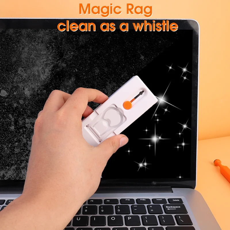 11-in-1 Keyboard Cleaning Kits Screen Cleaner Set For MacBook IPad IPhone AirPods Pro Mobile Phone Wireless Earphone With Brush