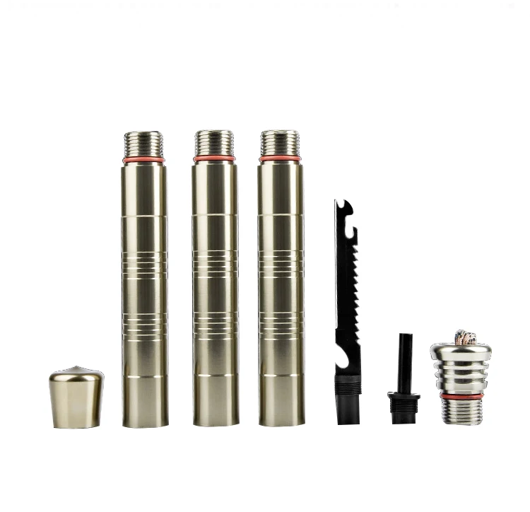 

Aluminum Outdoor Survival Folding Multi-function Self-defense Stick
