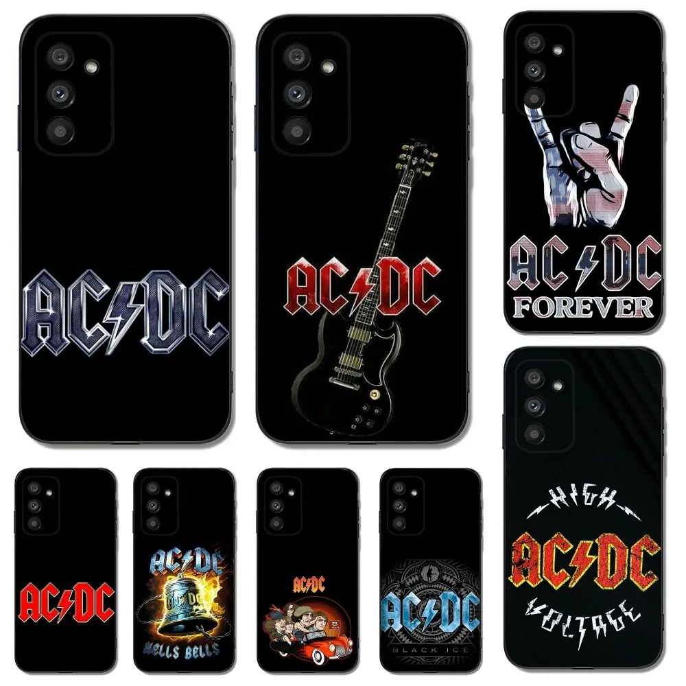 

Music A-AC-DC Cool Phone Case for SamsungS24,S23,S22,S21,S20 Ultra Pro S10,S30Plus,20 Ultra Black Cover