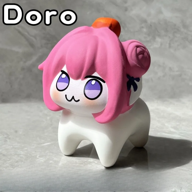 Jouet à presser Doro 13cm, figurines mignonnes, jeux périphériques, ornements de bureau personnalisés, modèle poupée Kawaii, Collections de décoration mignonnes