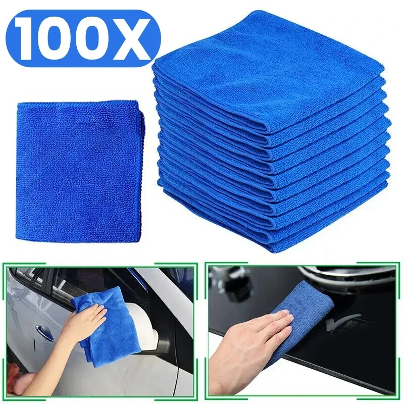 

Microfiber Cleaning Towels Lint Free Microfiber Cleaning Towel Cloths Reusable Cleaning Towels Super Absorbent for Car Window