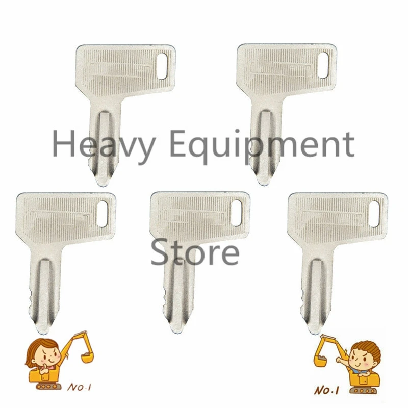 5PCS 301 Ignition Key for Yanmar Excavator  933110-00301