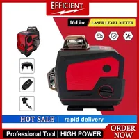 For Milwaukee Laser Level 16 Lines Meter Horn Function 360° Horizontal And Vertical Cross Green Light Self-Leveling Tool