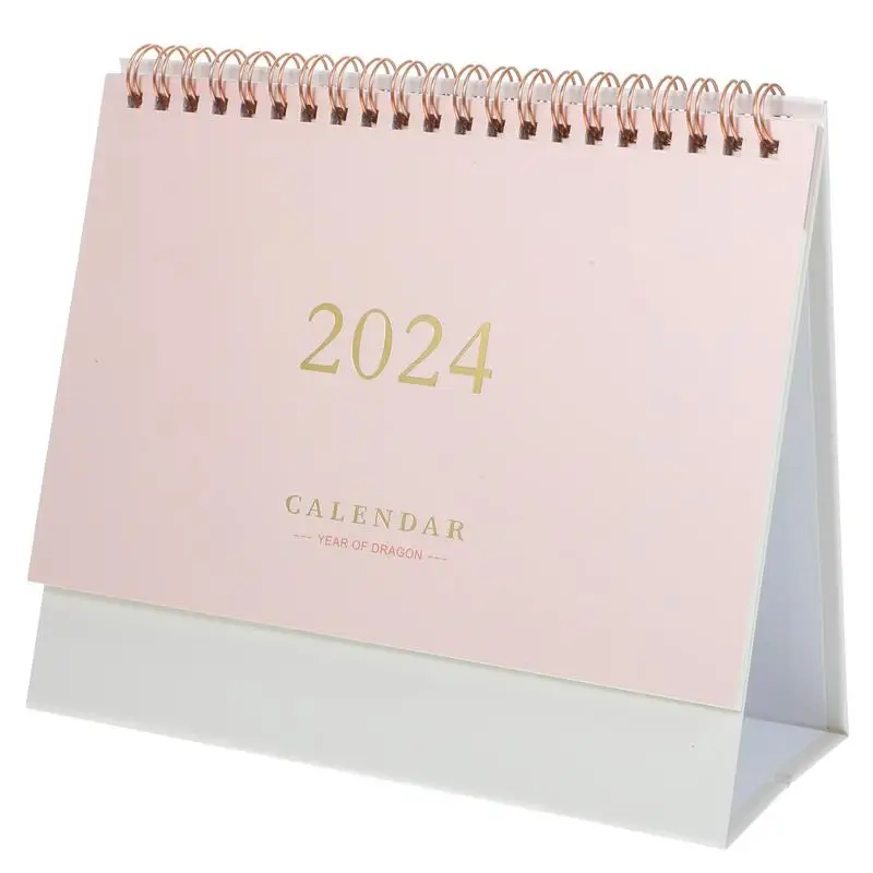 Calendrier sur pied 2024 pour bureau, petite table de licence mensuelle, mini calendrier britannique, mur 03 décoratif