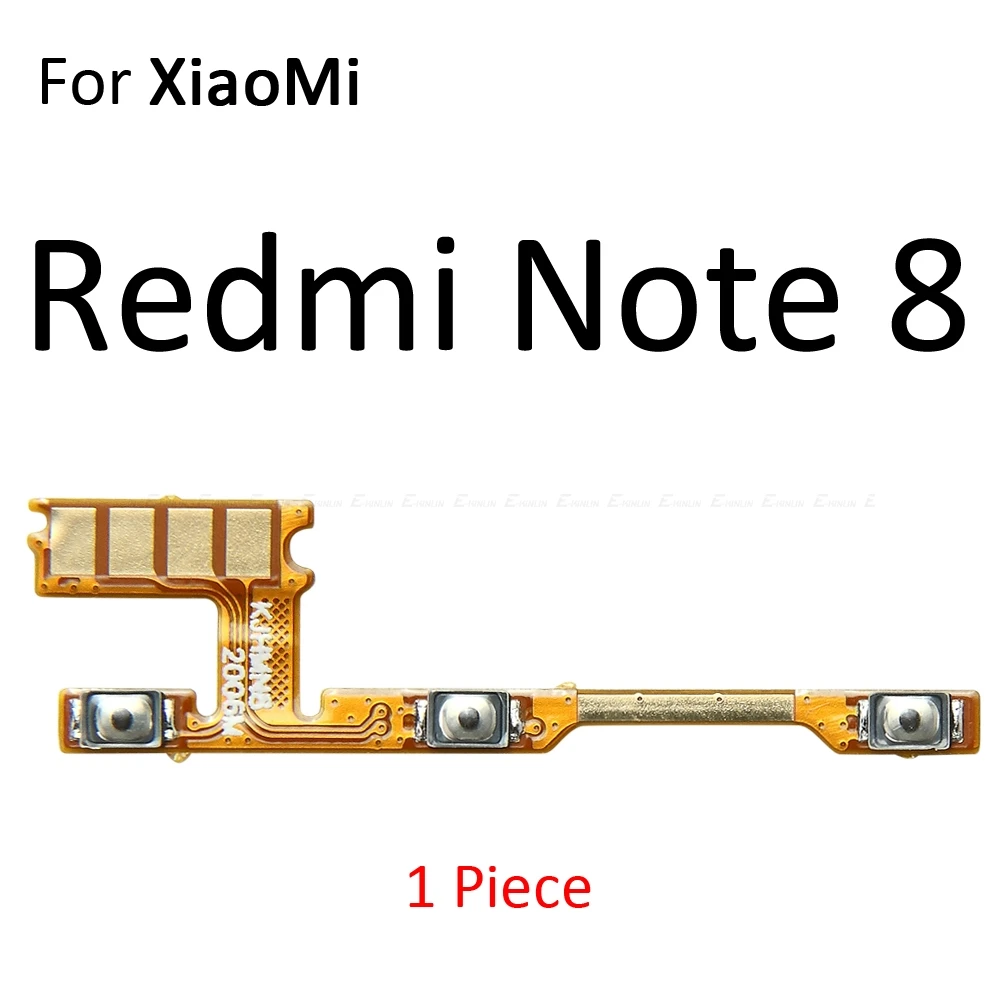 Power ON OFF Mute Switch Control Key Volume Button Flex Cable For XiaoMi Redmi Note 8T 8 7 6 Pro 8A 7A 6A S2 Replacement Parts