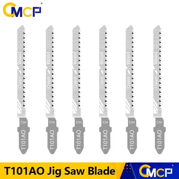CMCP-hoja de sierra de calar T101AO HCS, hojas de sable con vástago en T para cortar madera y plástico, 10/20 unidades