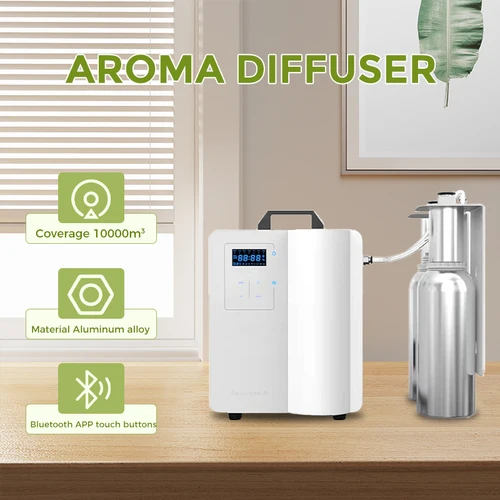 대형 향수 아로마 디퓨저, HVAC, 10000 m³, 호텔 비즈니스 장소, 홈 향수, 2000ml 에센셜 오일, 블루투스 앱
