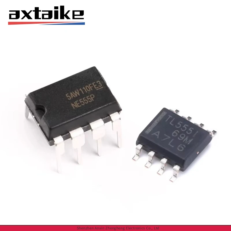 10PCS NE555 DIP8 SOP8 TSSOP8 NE555P TLC555CP NE555DR SA555DR TLC555IDR NA555DR NE555PSR SE555DR NE555PWR SMD Precision Timers IC