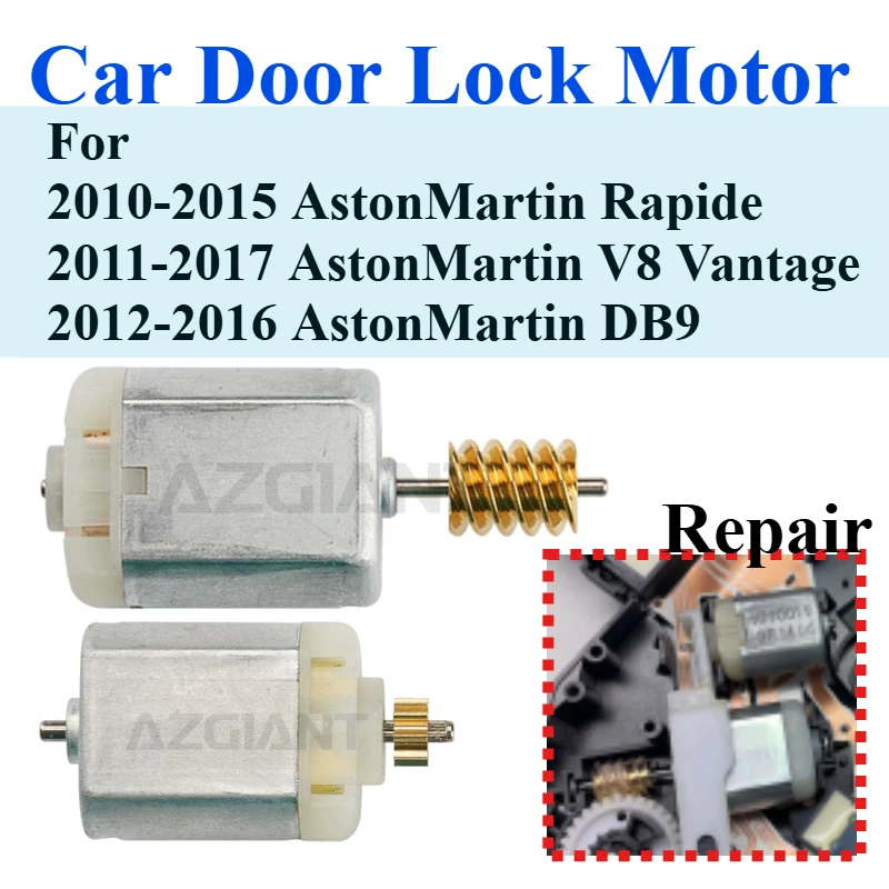 

6F6A-A21813-BC For AstonMartin Rapide V8 Vantage DB9 Car Door Lock DC Motor Carbon Brush Central Control Engine Repair DIY Power