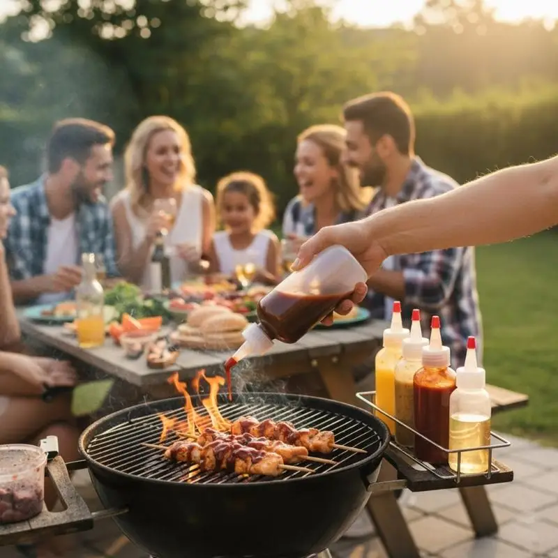 30 peças garrafas apertar para cozinha, vedação à prova vazamento, design ombro redondo, dispensadores multiuso 37jd