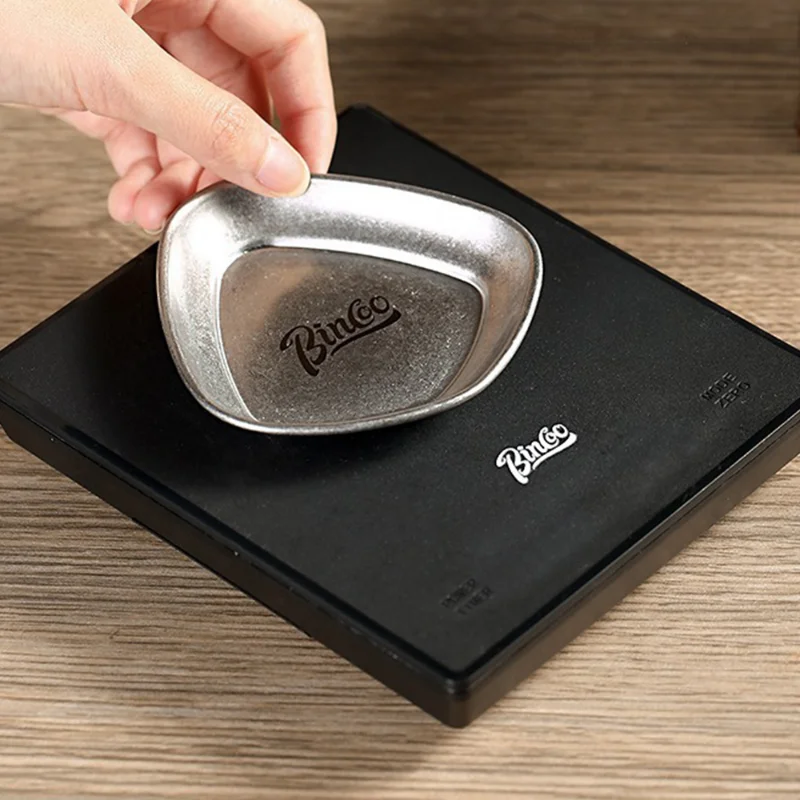 Coffee Weighing Bean Plate Special Stainless Steel Bean Plate Sub-packaging Bean Plate Mini Baked Bean Plate Barista Tool