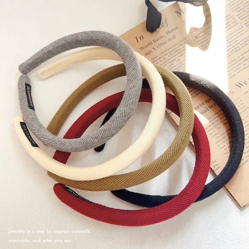 New Solid Thin Hairband For Women Girls Sweet Hair Ornament Headband Hair Hoop Hair Band Head Band Fashion Hair Accessories - Image 5