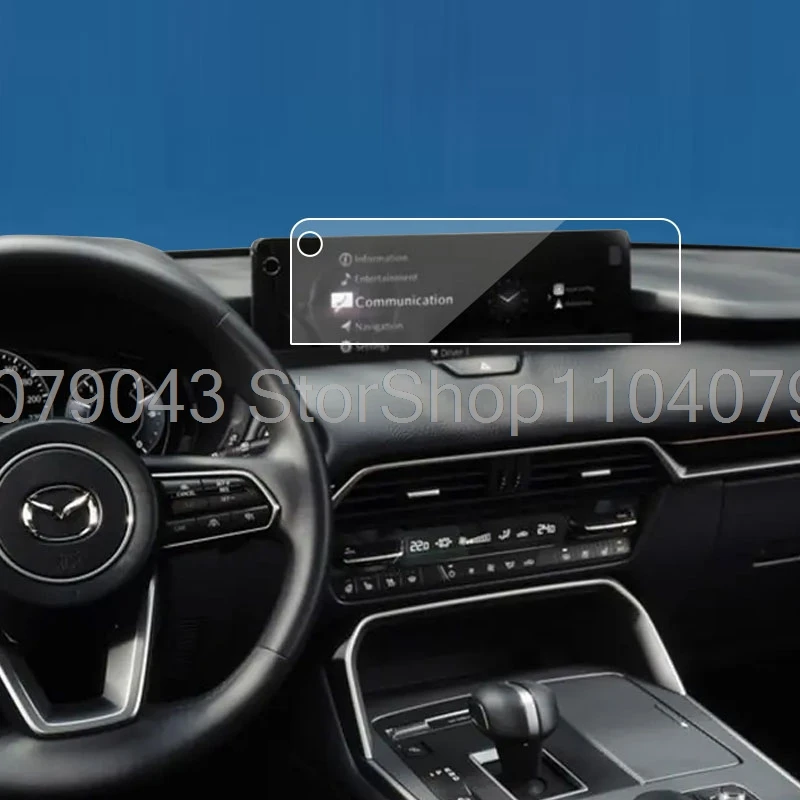 

Tempered Glass Protector film For MAZDA CX-60 2024 car gps Navigation Lcdscreen anti-scratch Film interior Accessories